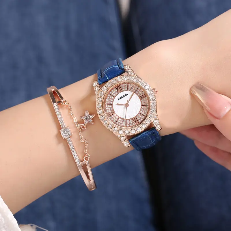 New Women's Two-Piece Watch Set with Bracelet — feature 15