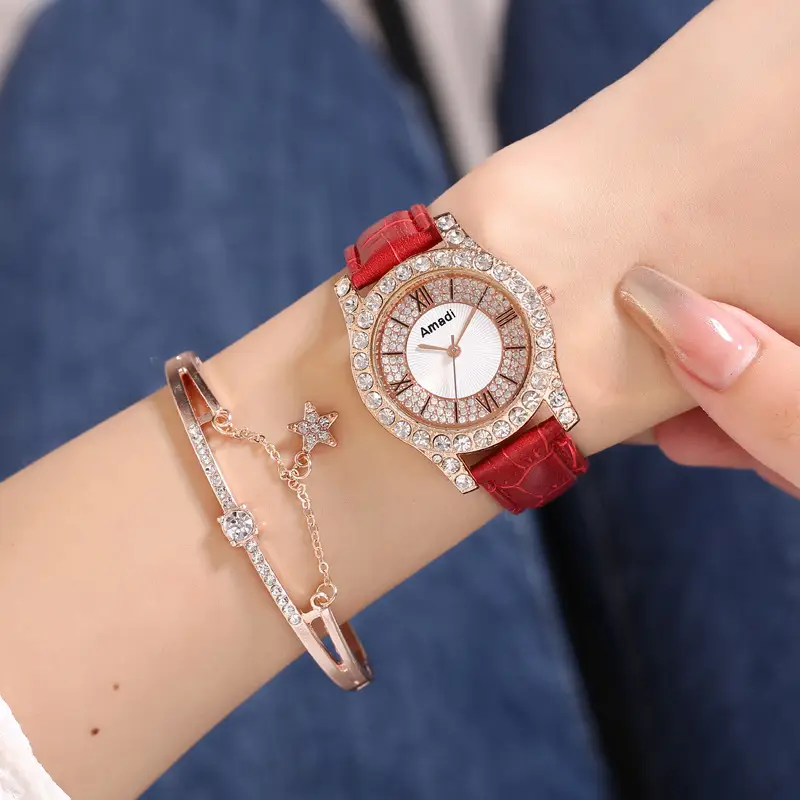 New Women's Two-Piece Watch Set with Bracelet — feature 16