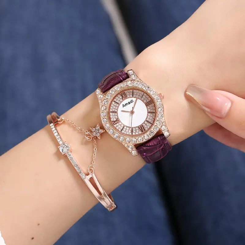 New Women's Two-Piece Watch Set with Bracelet — feature 18