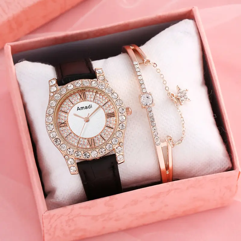 New Women's Two-Piece Watch Set with Bracelet — feature 6