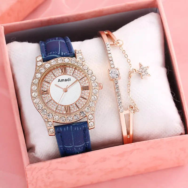 New Women's Two-Piece Watch Set with Bracelet — feature 8