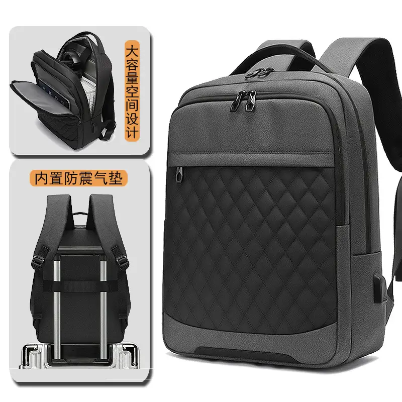 Men's Waterproof Business Backpack with Anti-Cold Layer