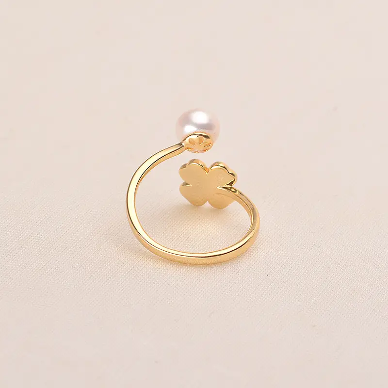 Tilian Pearl Ring 7mm 14K Gold Injection - Image 4