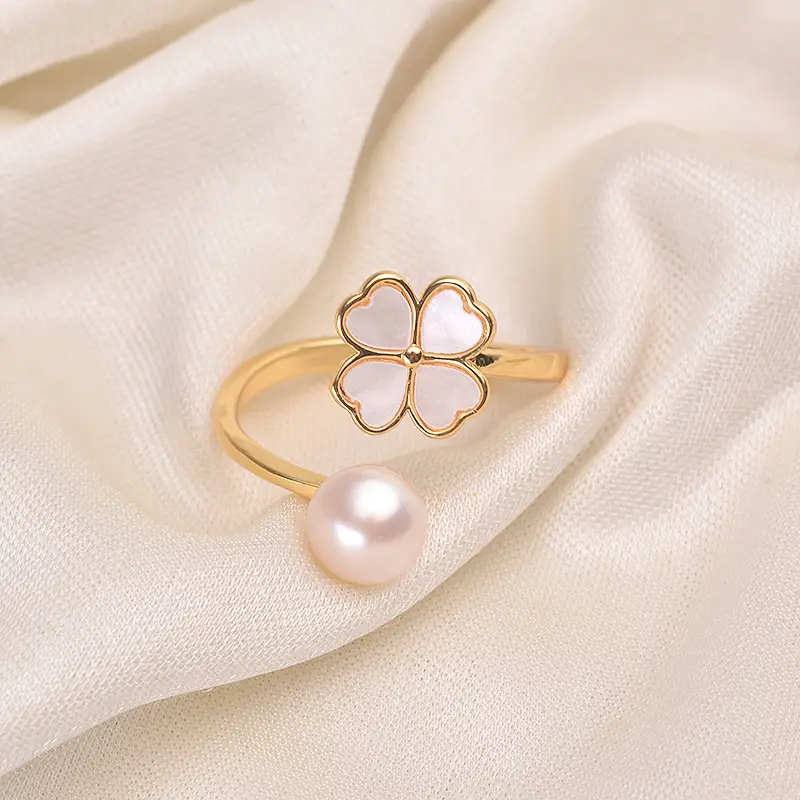 Tilian Pearl Ring 7mm 14K Gold Injection - Image 5