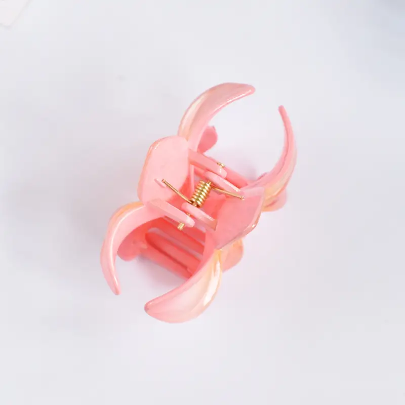 Pink Egg Flower Hair Claw Clamp for Women — feature 25