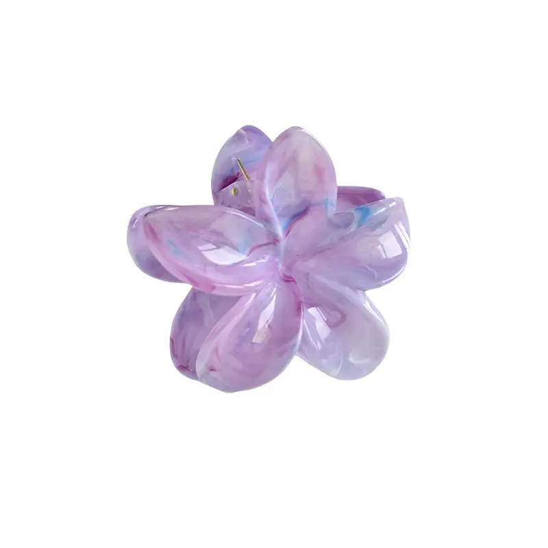 Pink Egg Flower Hair Claw Clamp for Women — feature 34