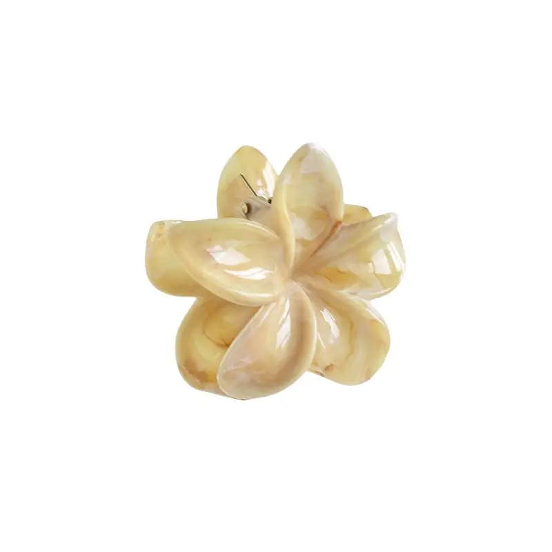Pink Egg Flower Hair Claw Clamp for Women - Image 21