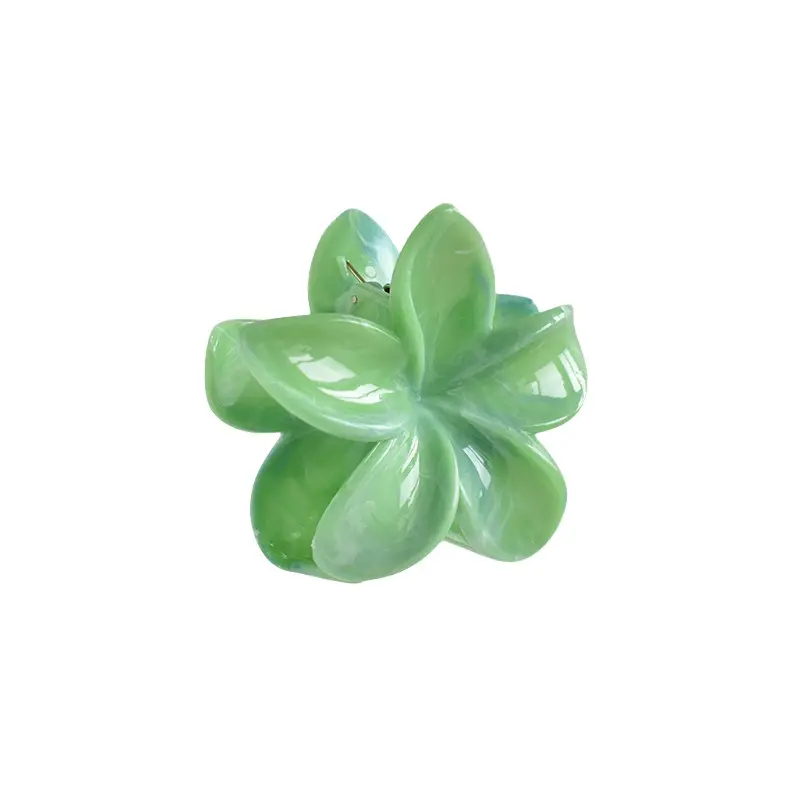 Pink Egg Flower Hair Claw Clamp for Women - Image 22