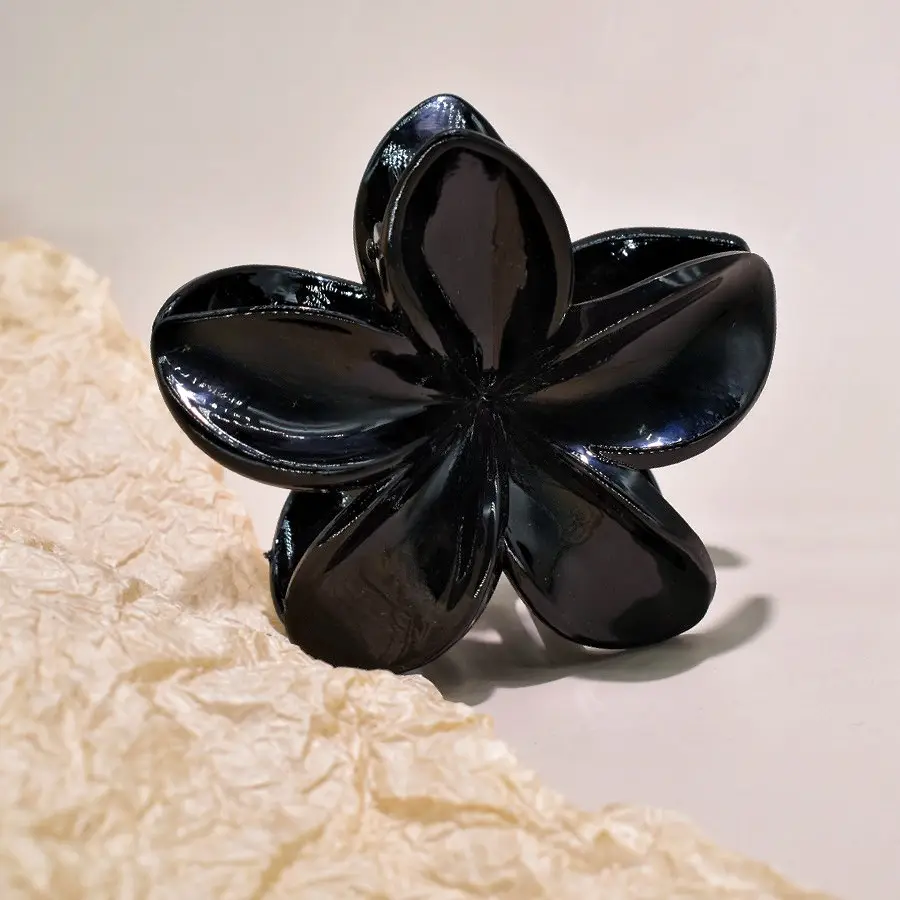 Pink Egg Flower Hair Claw Clamp for Women - Image 25