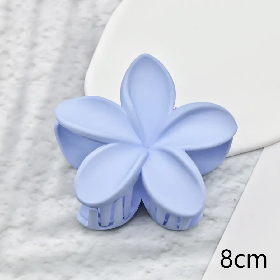 Pink Egg Flower Hair Claw Clamp for Women - Image 28