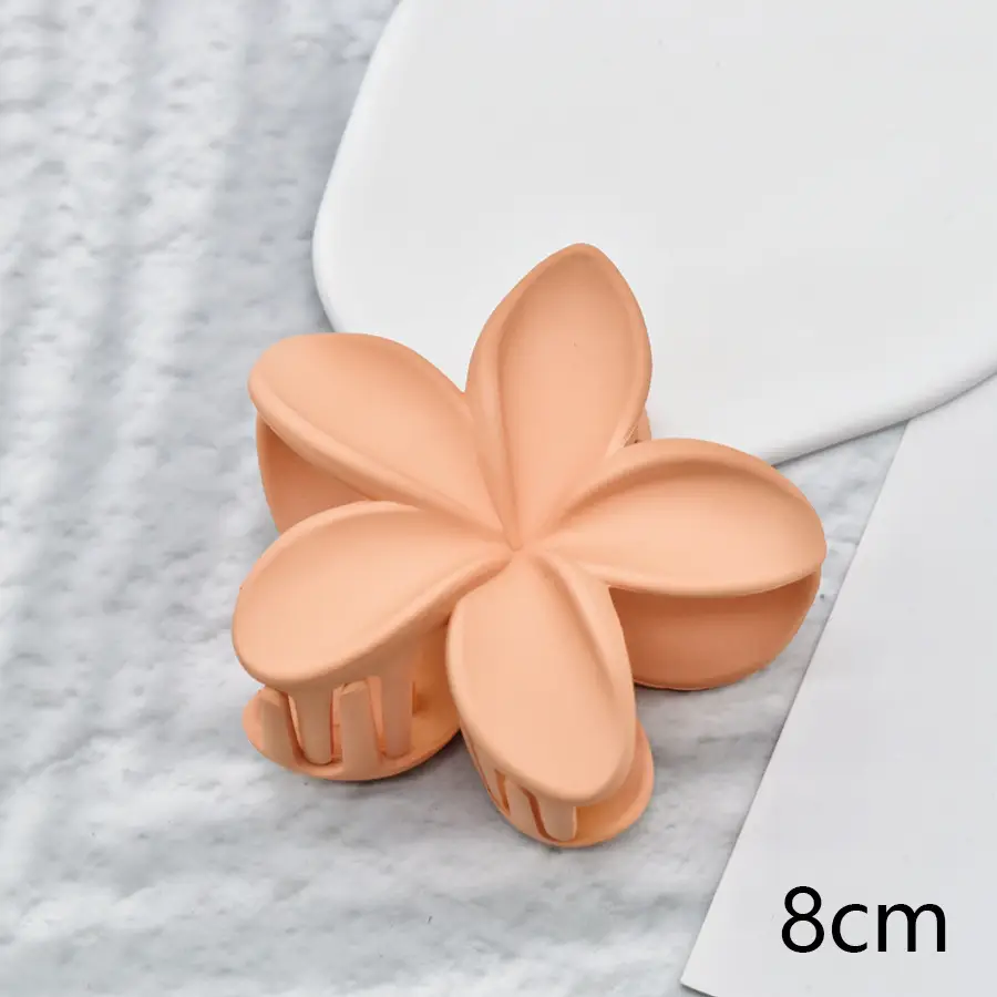 Pink Egg Flower Hair Claw Clamp for Women - Image 31