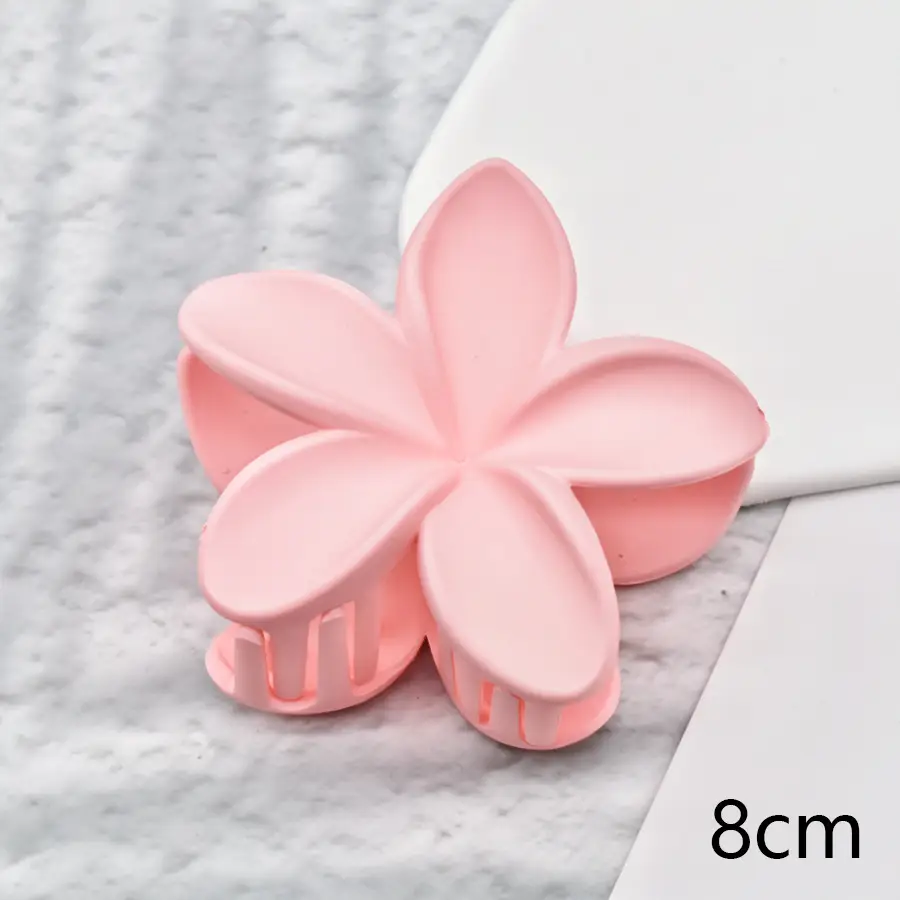 Pink Egg Flower Hair Claw Clamp for Women - Image 34