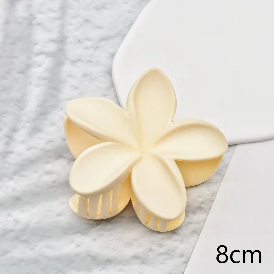 Pink Egg Flower Hair Claw Clamp for Women - Image 35