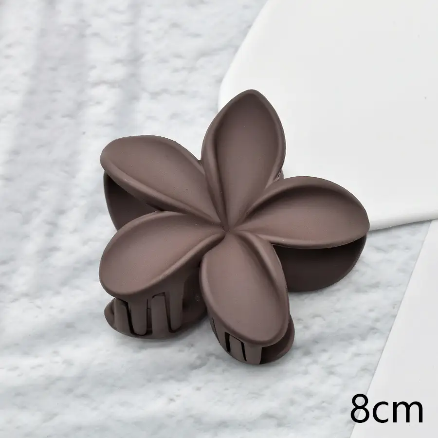 Pink Egg Flower Hair Claw Clamp for Women - Image 36
