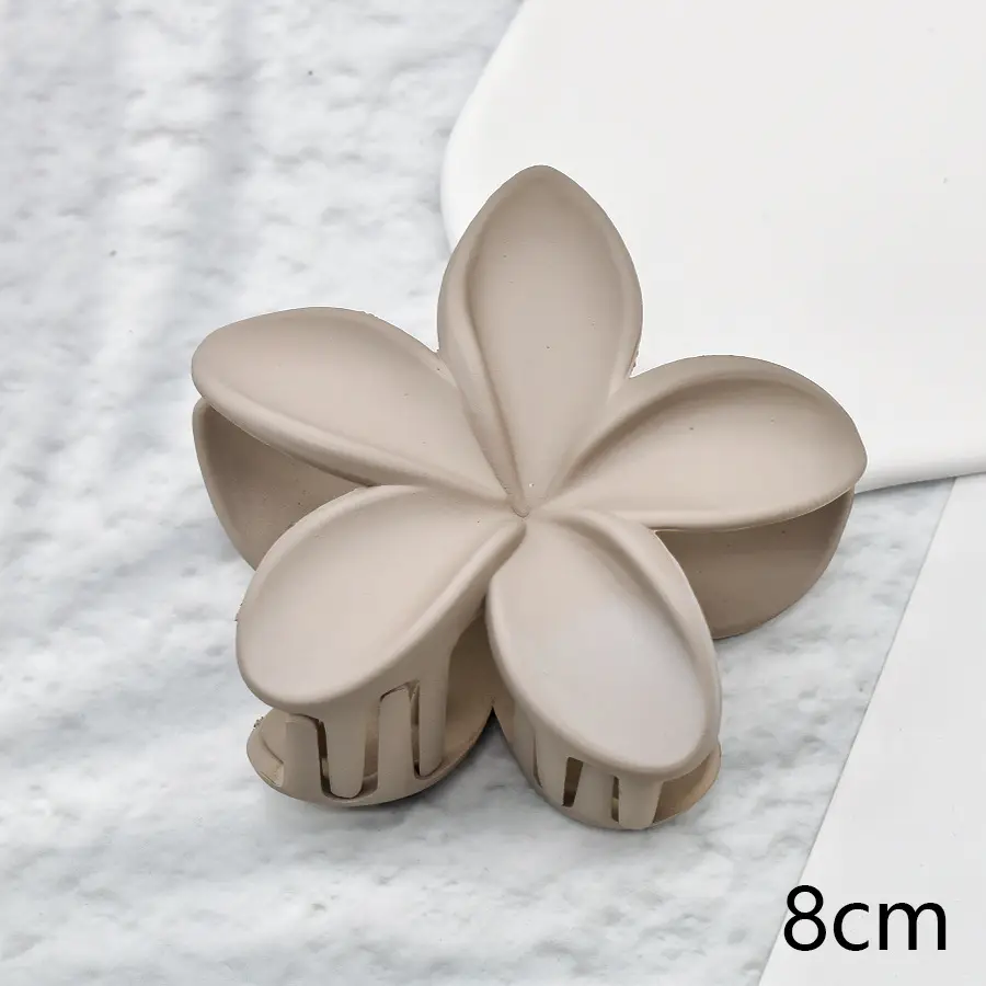 Pink Egg Flower Hair Claw Clamp for Women - Image 37