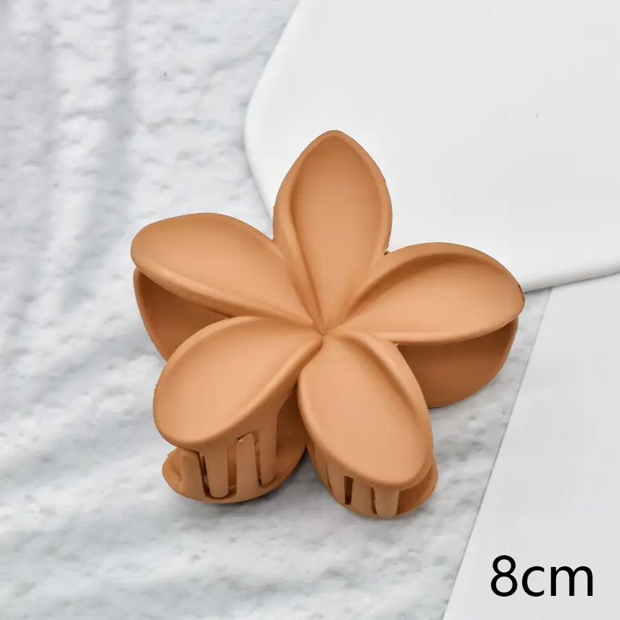 Pink Egg Flower Hair Claw Clamp for Women - Image 38