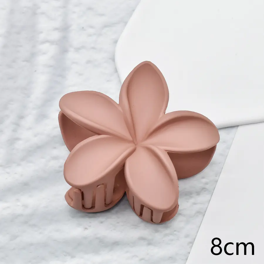 Pink Egg Flower Hair Claw Clamp for Women — feature 44