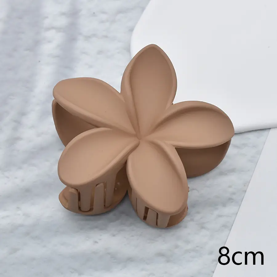 Pink Egg Flower Hair Claw Clamp for Women - Image 40