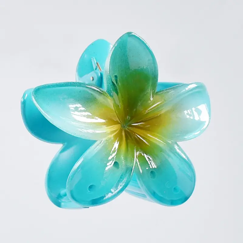 Pink Egg Flower Hair Claw Clamp for Women - Image 6