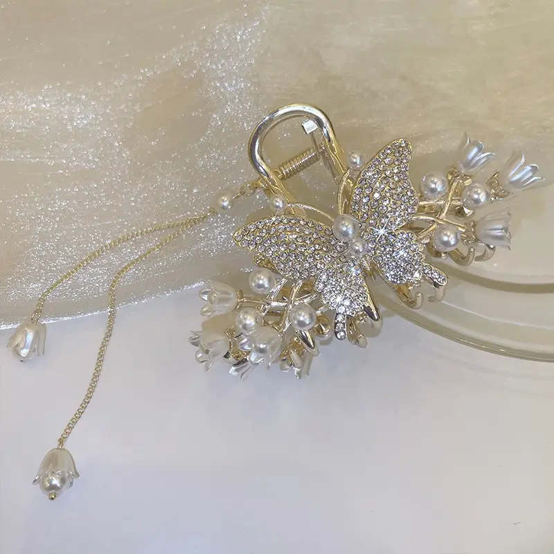 Butterfly Tassel Hairpin for Women Summer