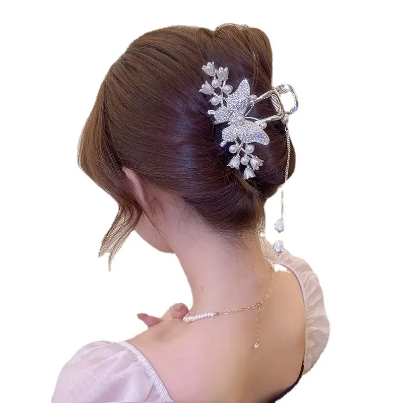 Butterfly Tassel Hairpin for Women Summer