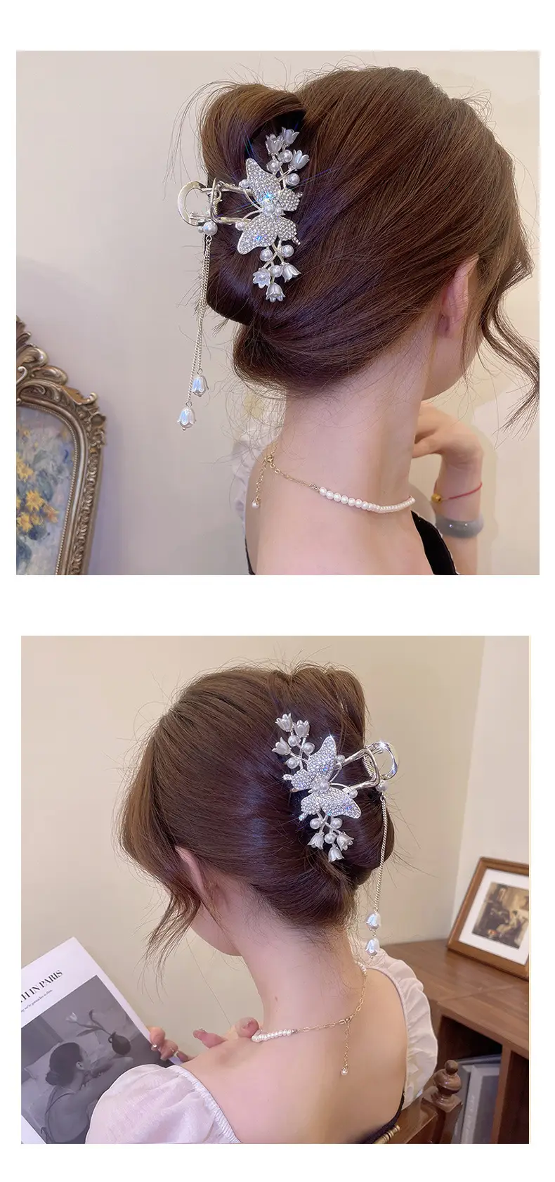 Butterfly Tassel Hairpin for Women Summer — feature 4