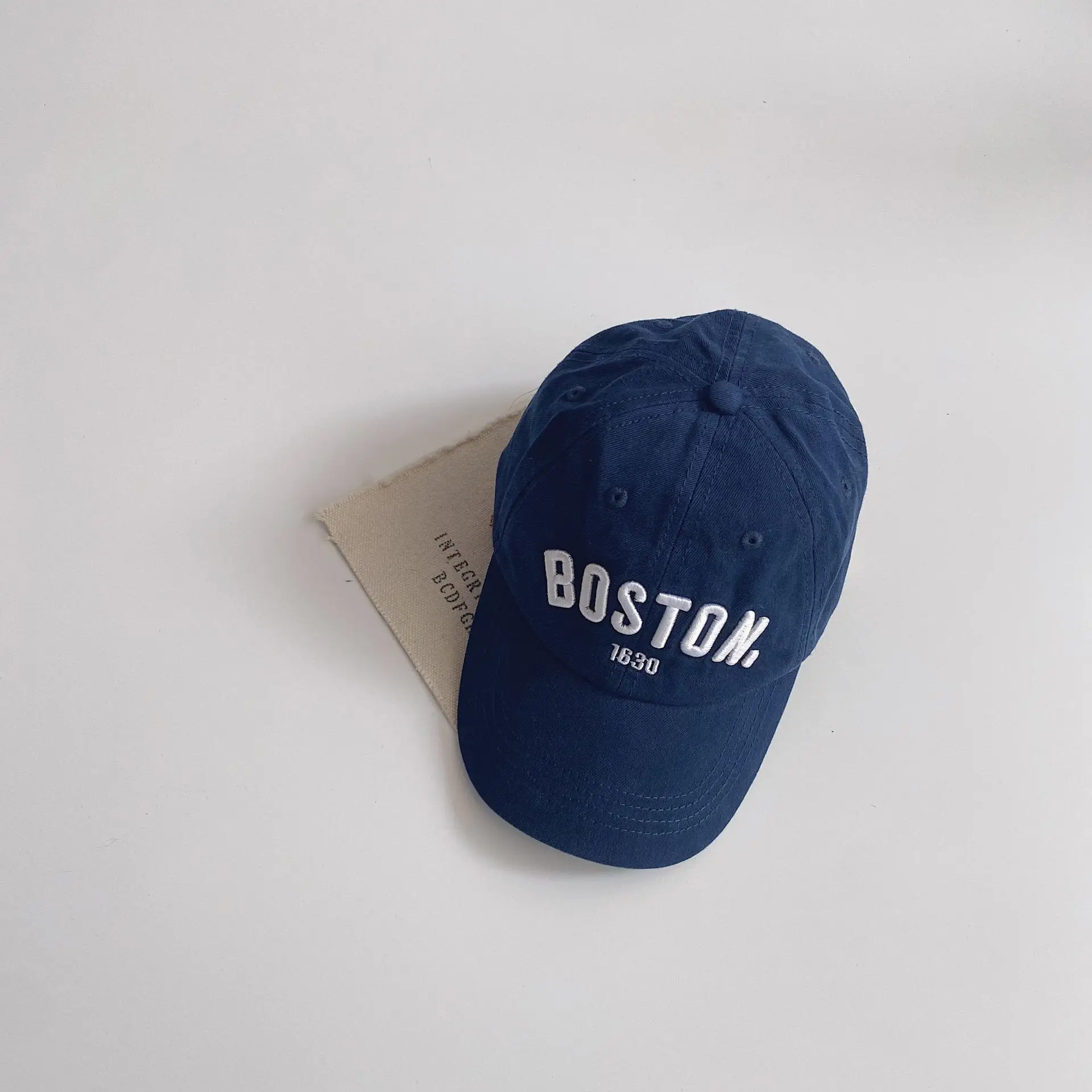 Pink Boston 1930 Embroidered Cap for Boys Girls — feature 9