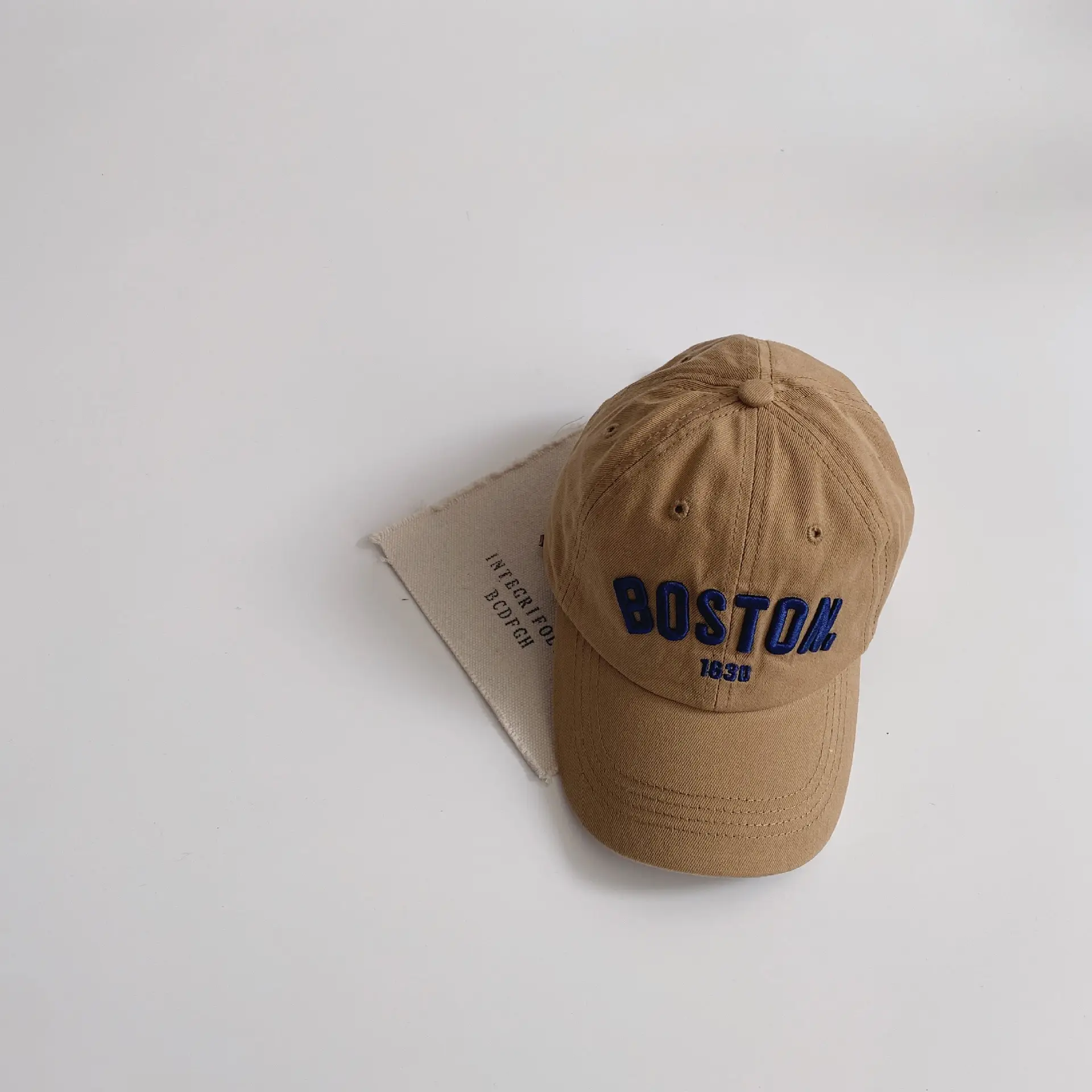 Pink Boston 1930 Embroidered Cap for Boys Girls — feature 14