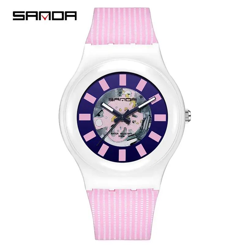Sanda Multi Color Special Watch for Youth Fashion - Image 2