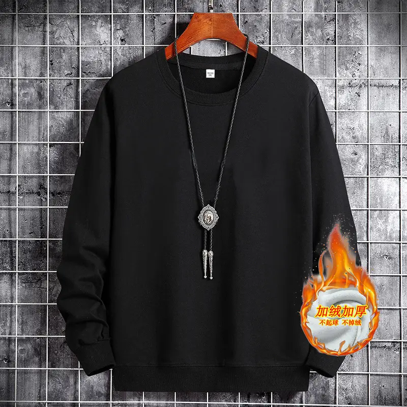 Men Grey Fleece Sweatshirt with Anchor Print - Image 11