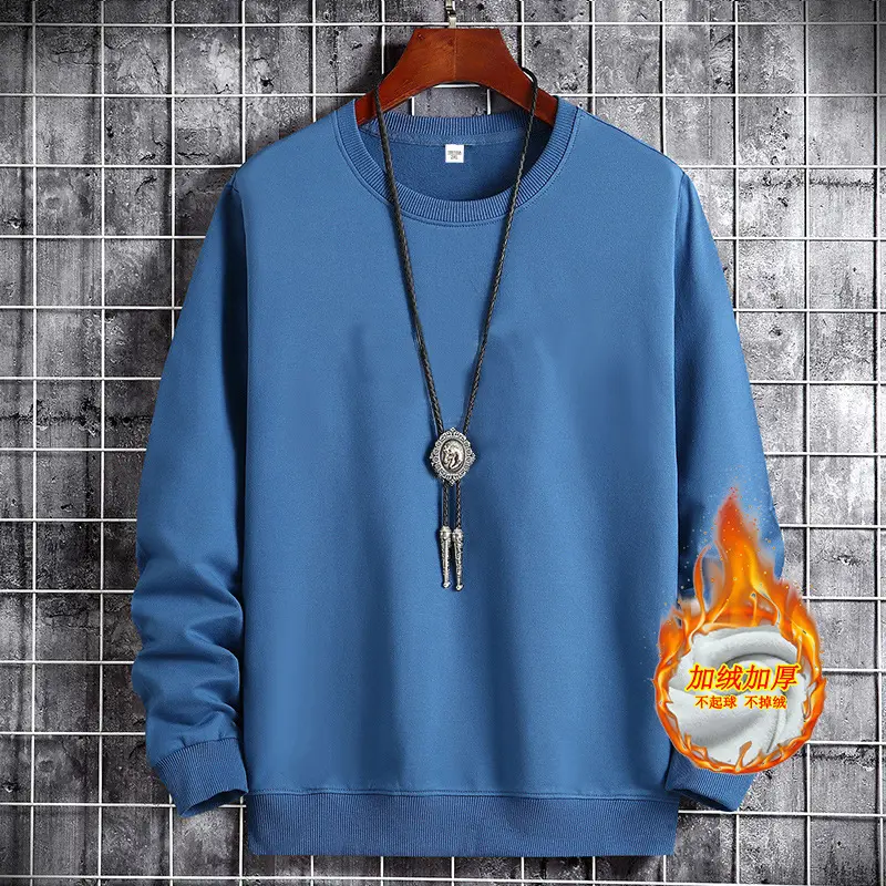 Men Grey Fleece Sweatshirt with Anchor Print - Image 15
