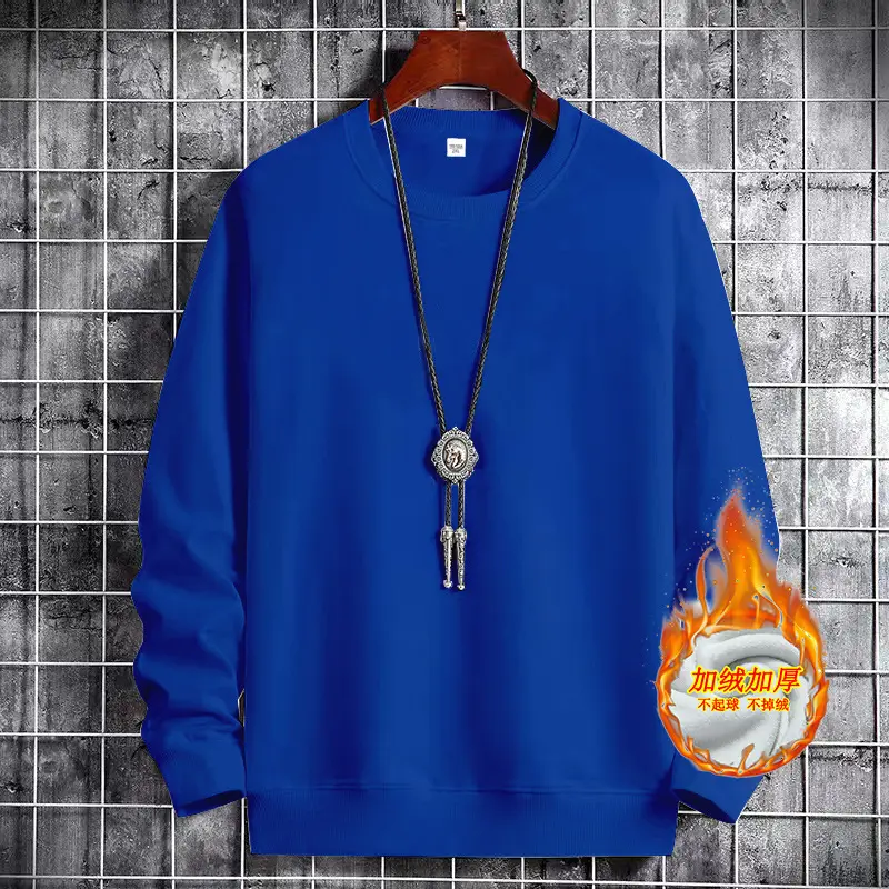 Men Grey Fleece Sweatshirt with Anchor Print - Image 17