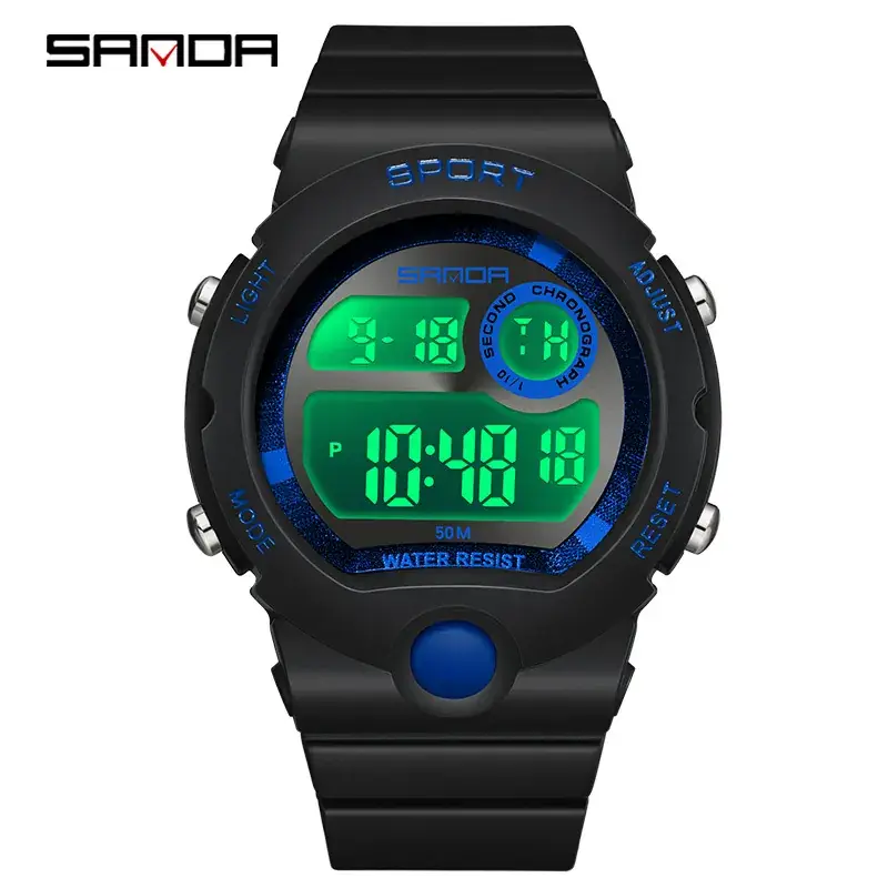 Sanda Pink Digital Watch for Teens Waterproof Sports