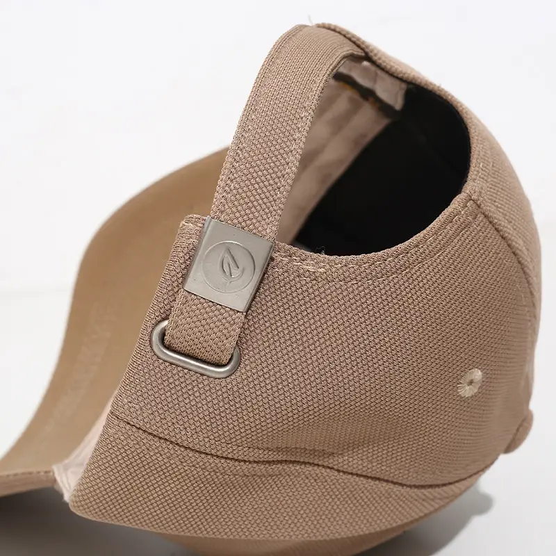 Korean Embroidered Baseball Cap for Men Women Brown - Image 6