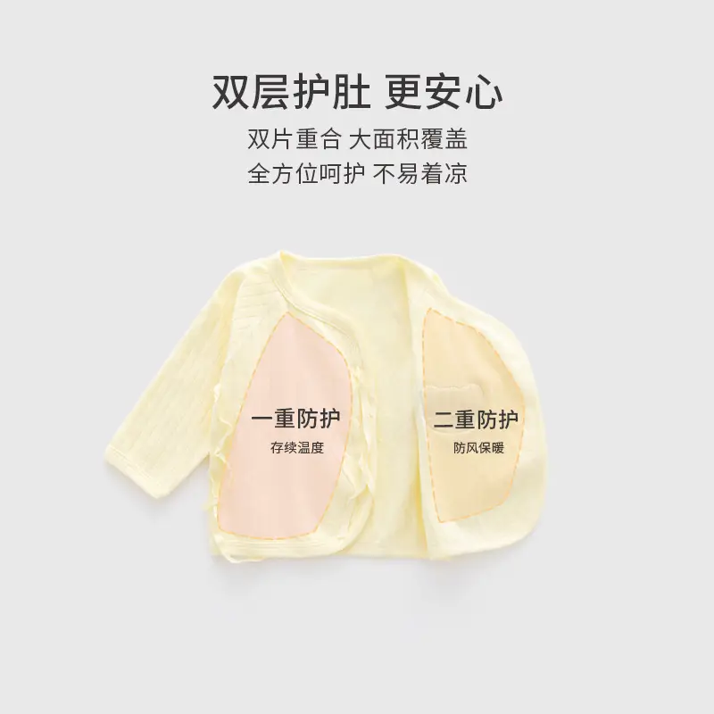 Baby Crotch Opening Boneless Pajamas Newborn - Image 4