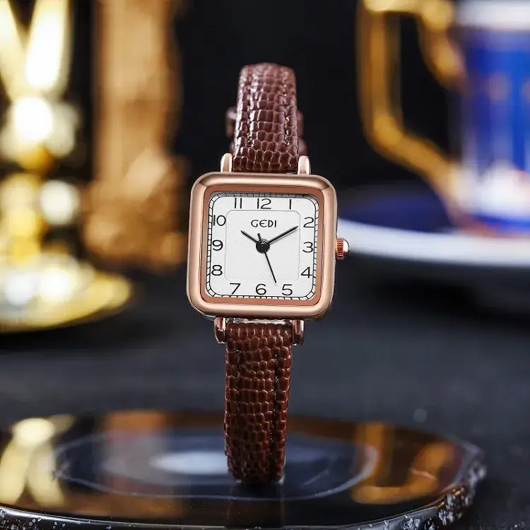 Goldie Square Watch for Women Quartz Waterproof - Image 4