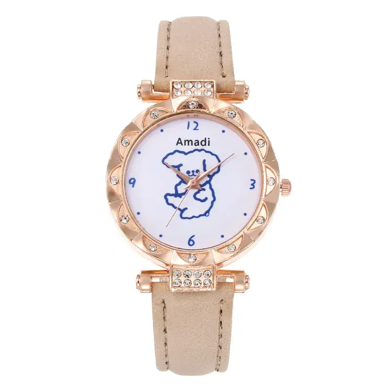 Women's Gold Diamond Watch Set with Bracelet & Watch - Image 11