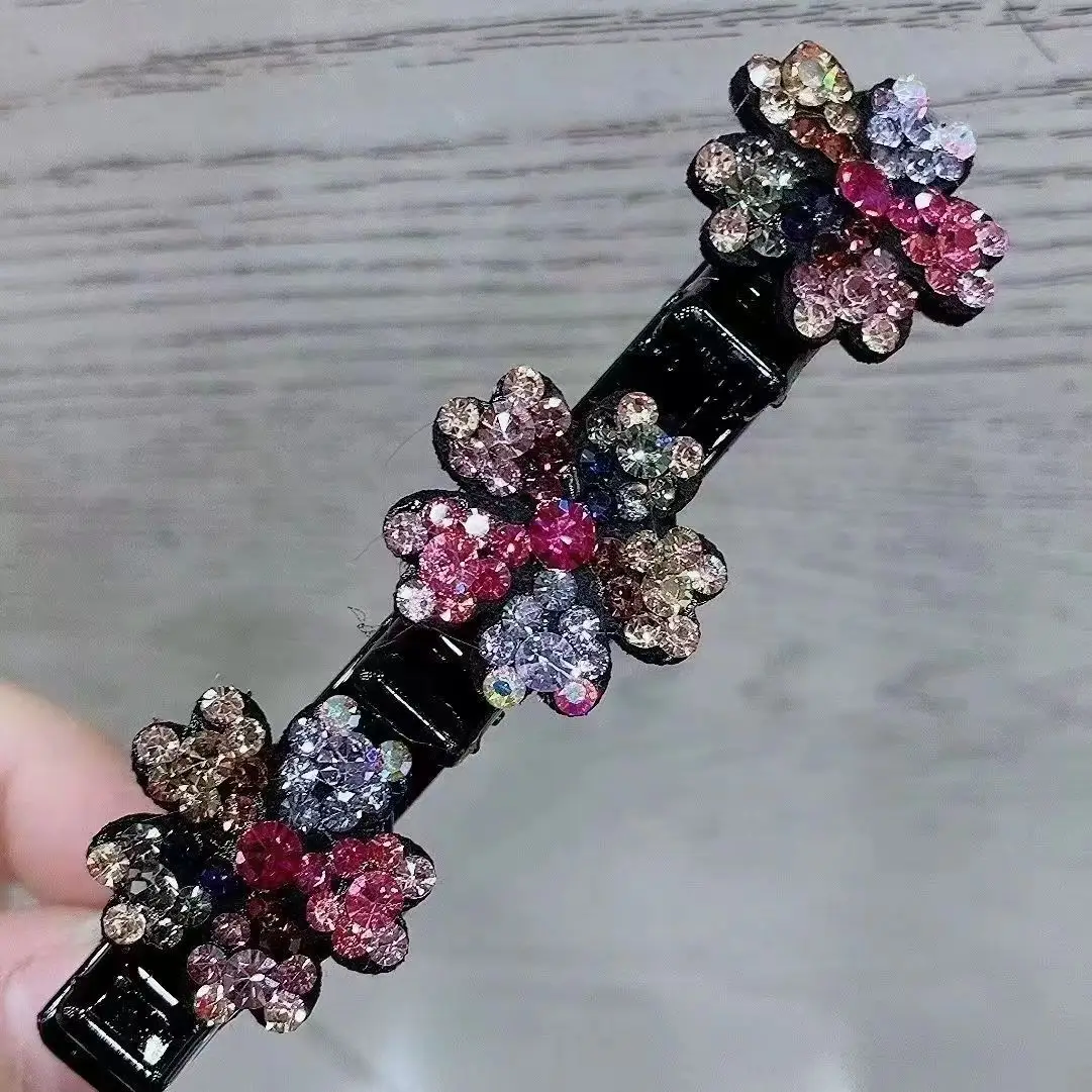 Rhinestone Star Flower Hair Clips for Women - Image 6