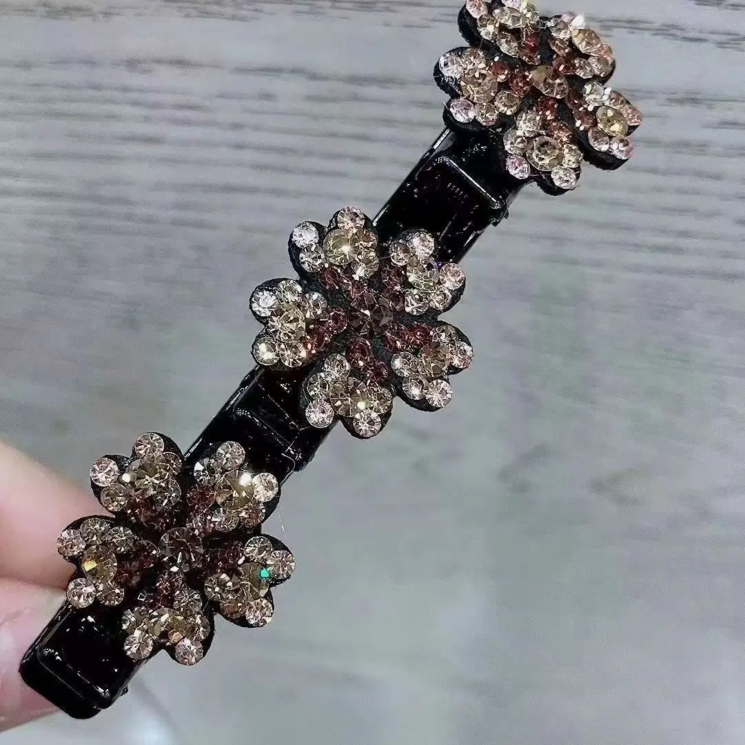 Rhinestone Star Flower Hair Clips for Women - Image 7