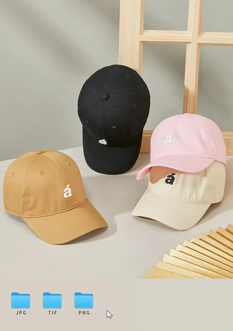 Brown Letter Embroidered Cap for Men Women — feature 16