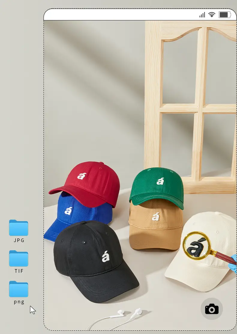 Brown Letter Embroidered Cap for Men Women — feature 6