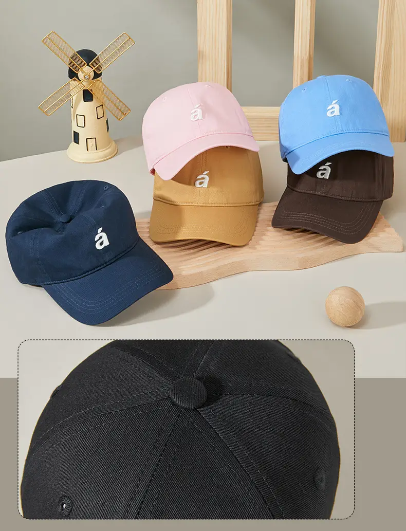Brown Letter Embroidered Cap for Men Women — feature 8