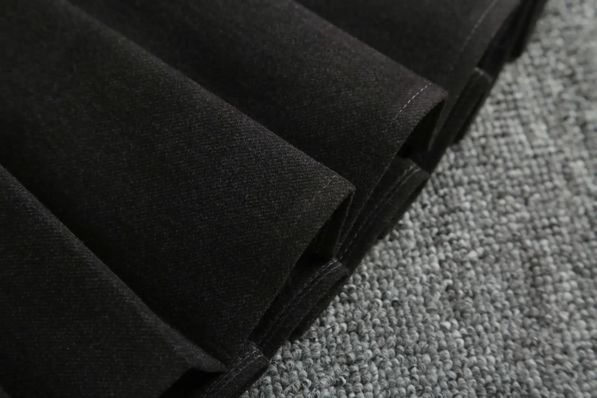 Khaki Pleated Woolen Kids Skirt High Waist Autumn Winter — feature 14