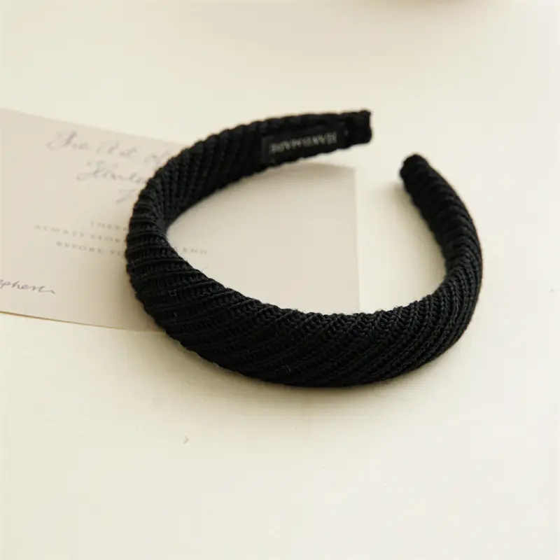 Knitted Wide Edge Cranial Head Hoop Female Net Red 2022 - Image 2
