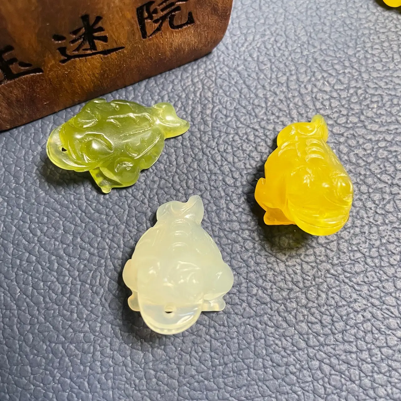 Golden Toad Pendant Korean Design Jade Origin