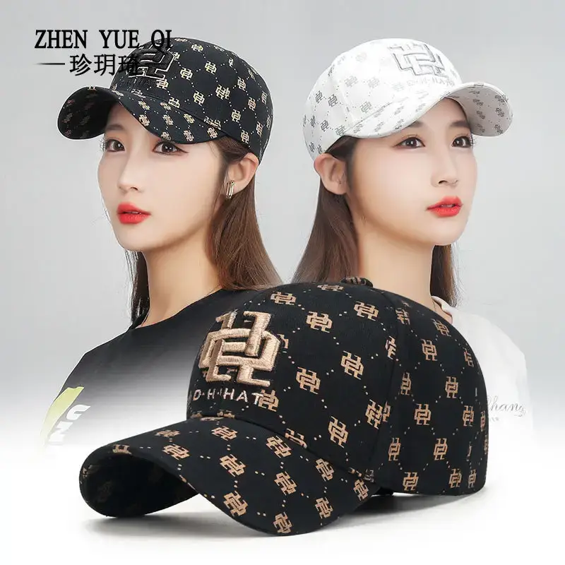 Men's Black Printed Baseball Cap with Adjustable Strap - Image 7
