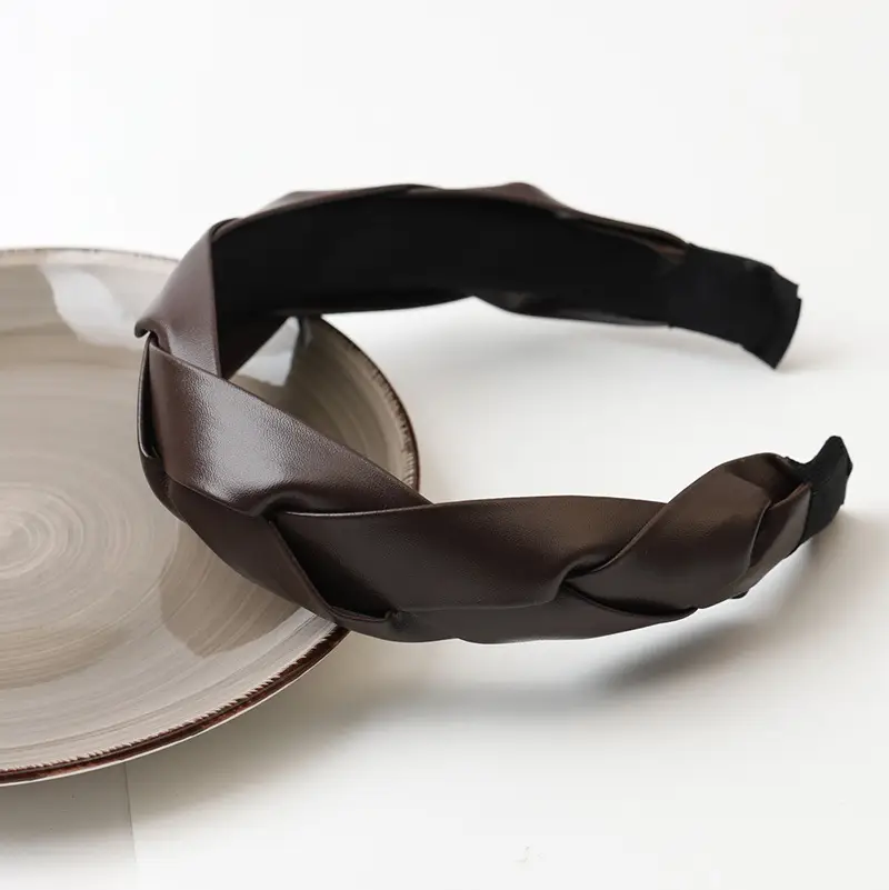 Black Twist Headband for Women Autumn Winter - Image 7