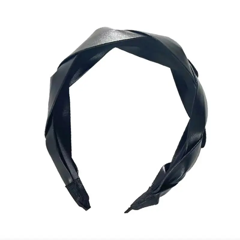 Black Twist Headband for Women Autumn Winter - Image 8