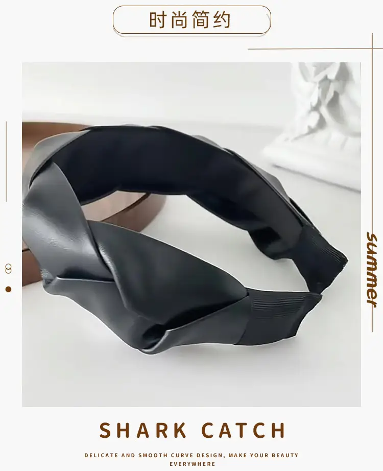Black Twist Headband for Women Autumn Winter — feature 13