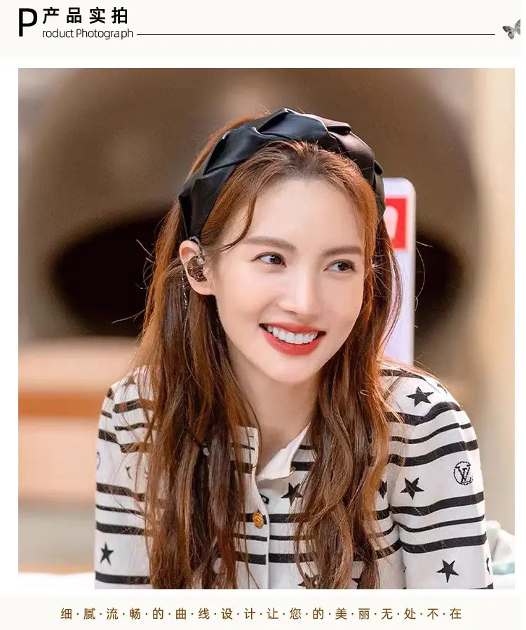 Black Twist Headband for Women Autumn Winter — feature 15